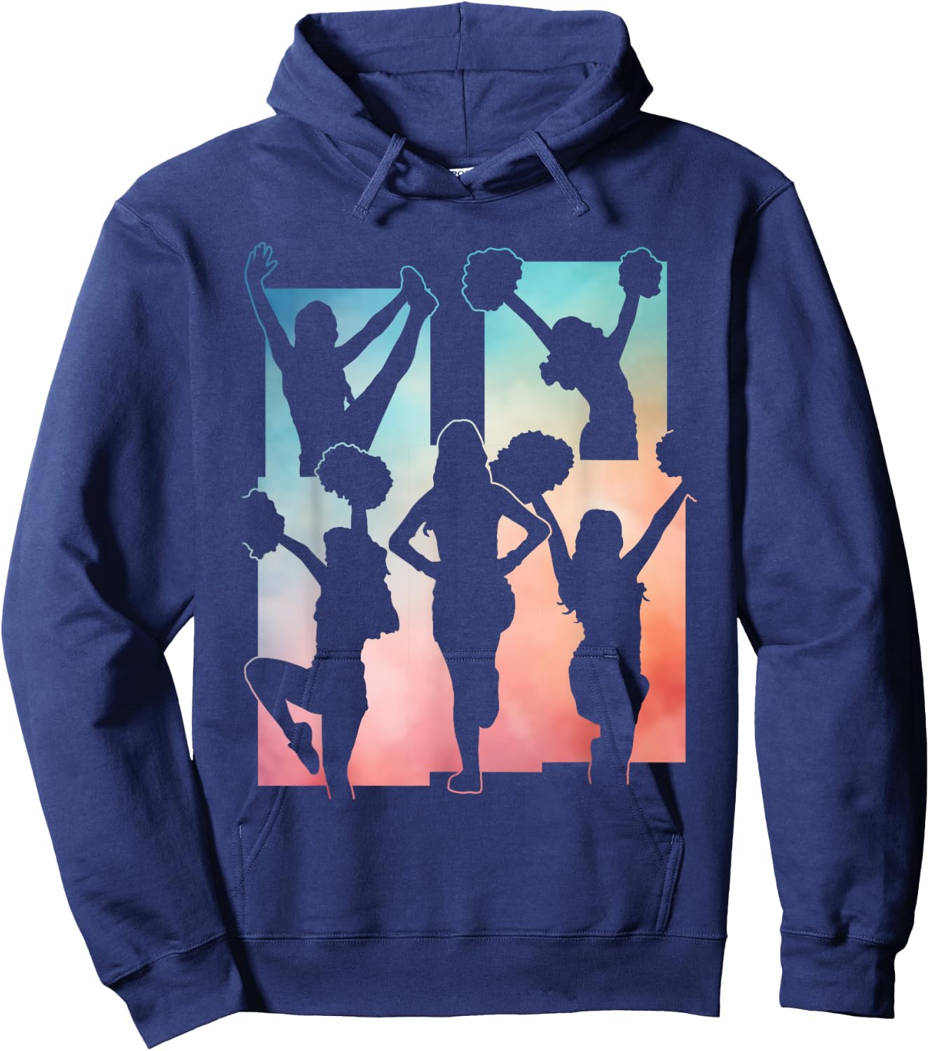 Cheerleading Cheer Stuff for Cheerleader Girls Funny Cheerleader Cheering Acrobatic Enthusiast Cheerleading Hoodie - Hoodie | Navy