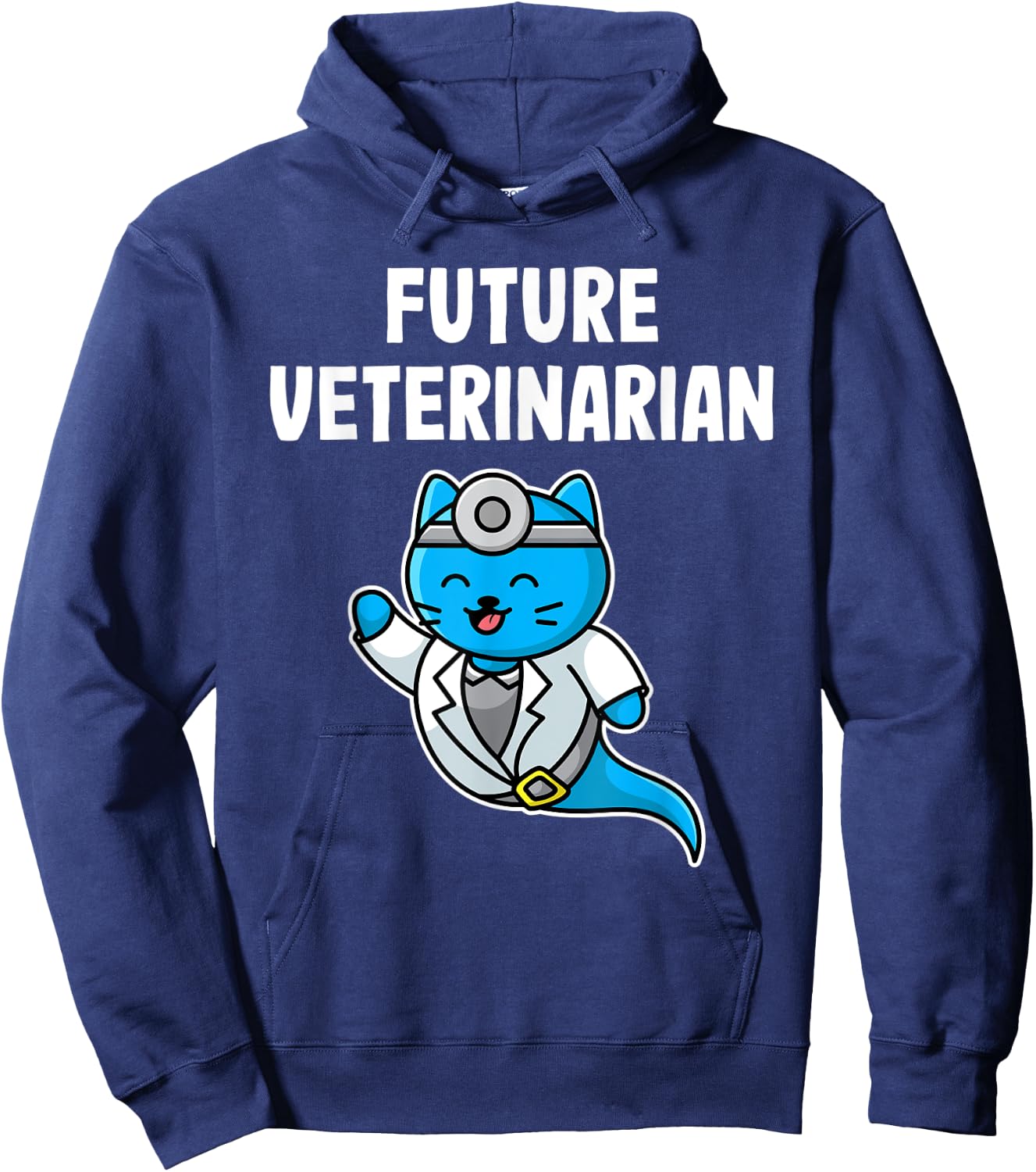 Future Veterinarian Boy Girl Veterinary Vet Costume Hoodie - Hoodie | Navy