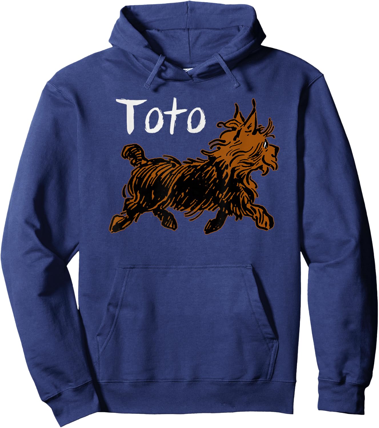 Cute Wizard of OZ Dog Shirt Art-Dorothy's Dog Toto Men Women Girls Kids Hoodie - Hoodie | Navy