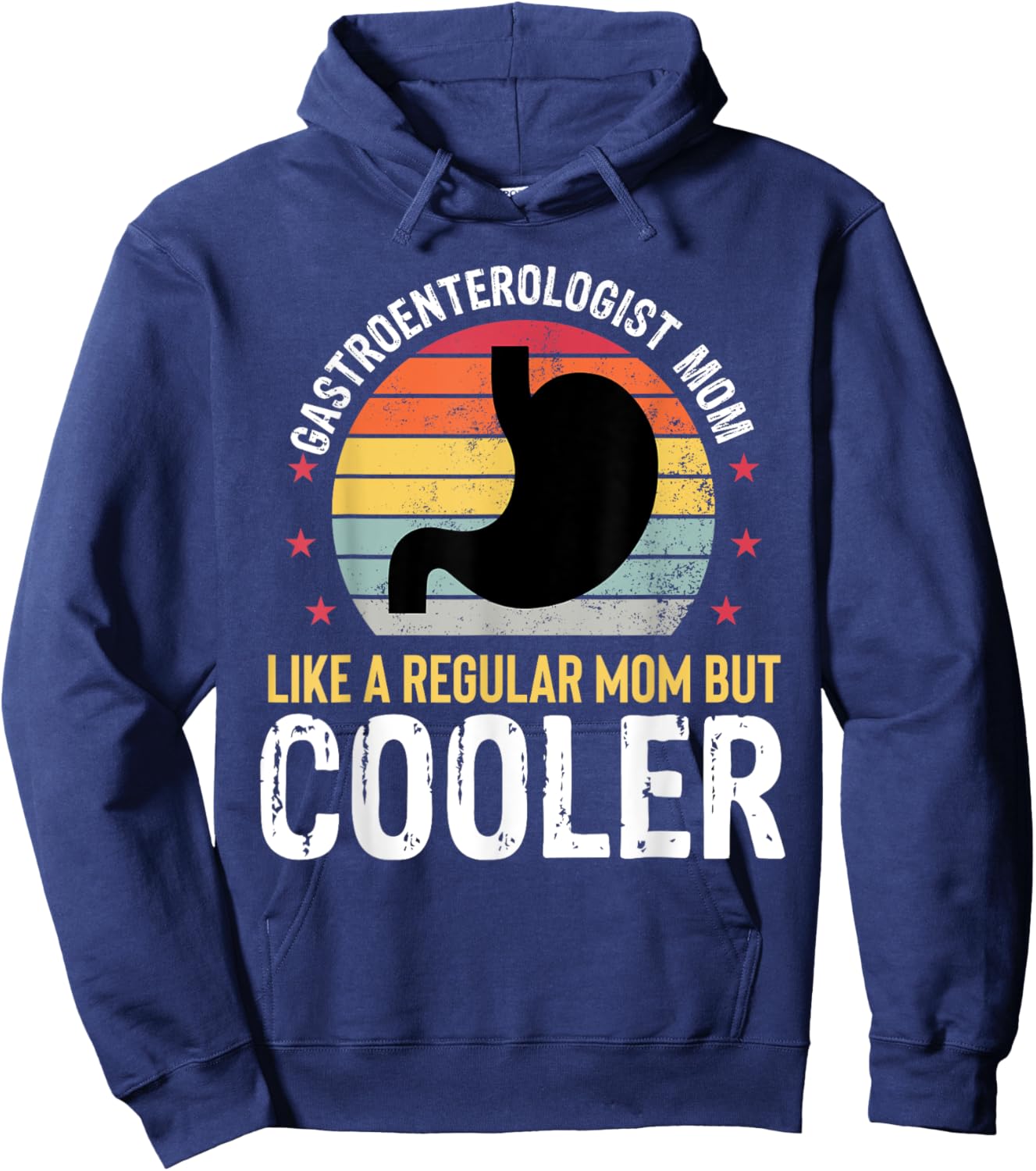 Gastroenterologist Mom Funny Gastro Mothers Day Women Hoodie - Hoodie | Navy