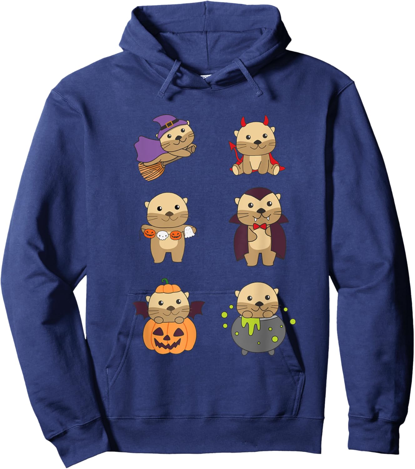 Otter Halloween Costume Otter Halloween Hoodie - Hoodie | Navy