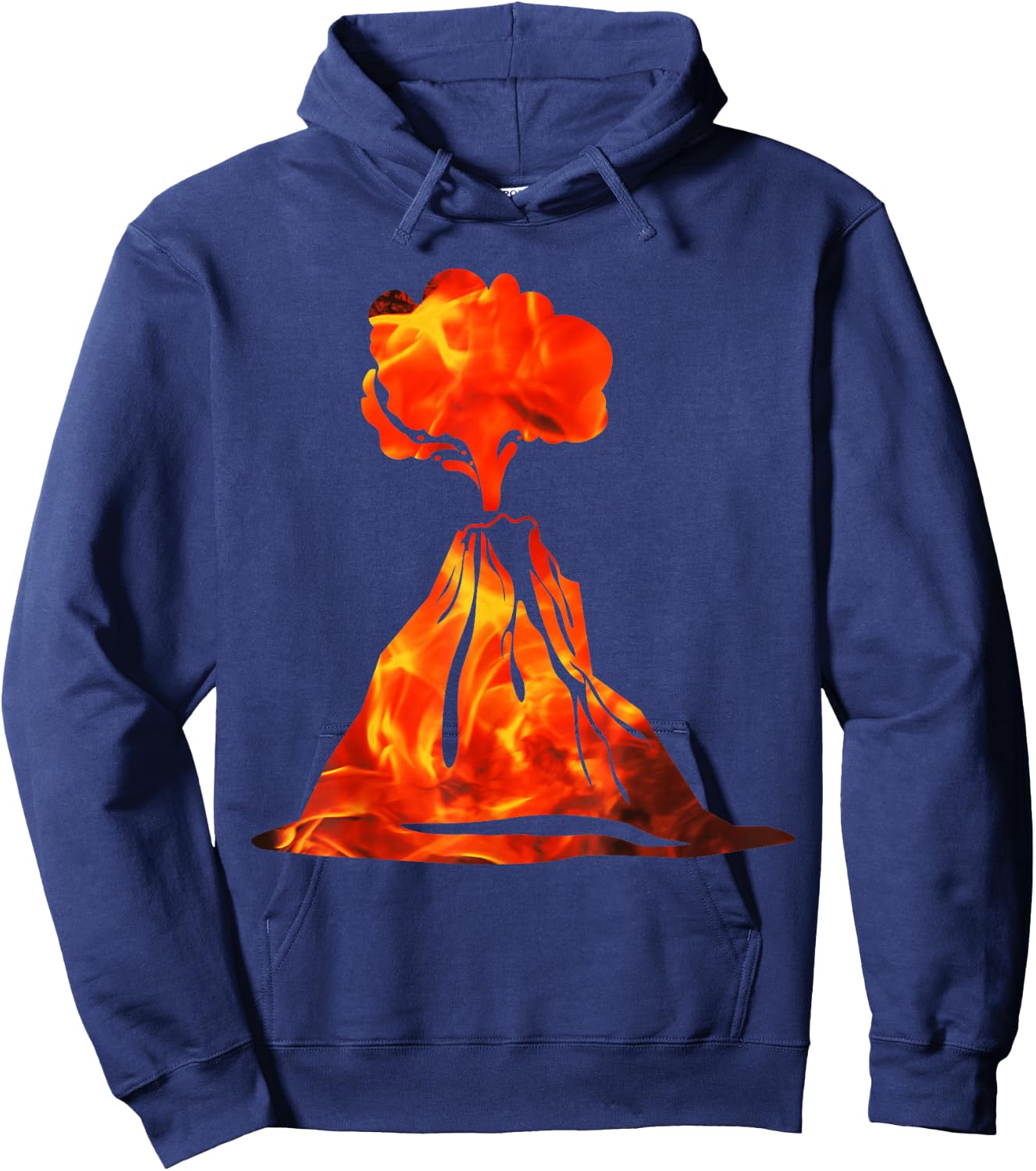 Fire Volcanoes , Volcano Lover Geology Hoodie - Hoodie | Navy