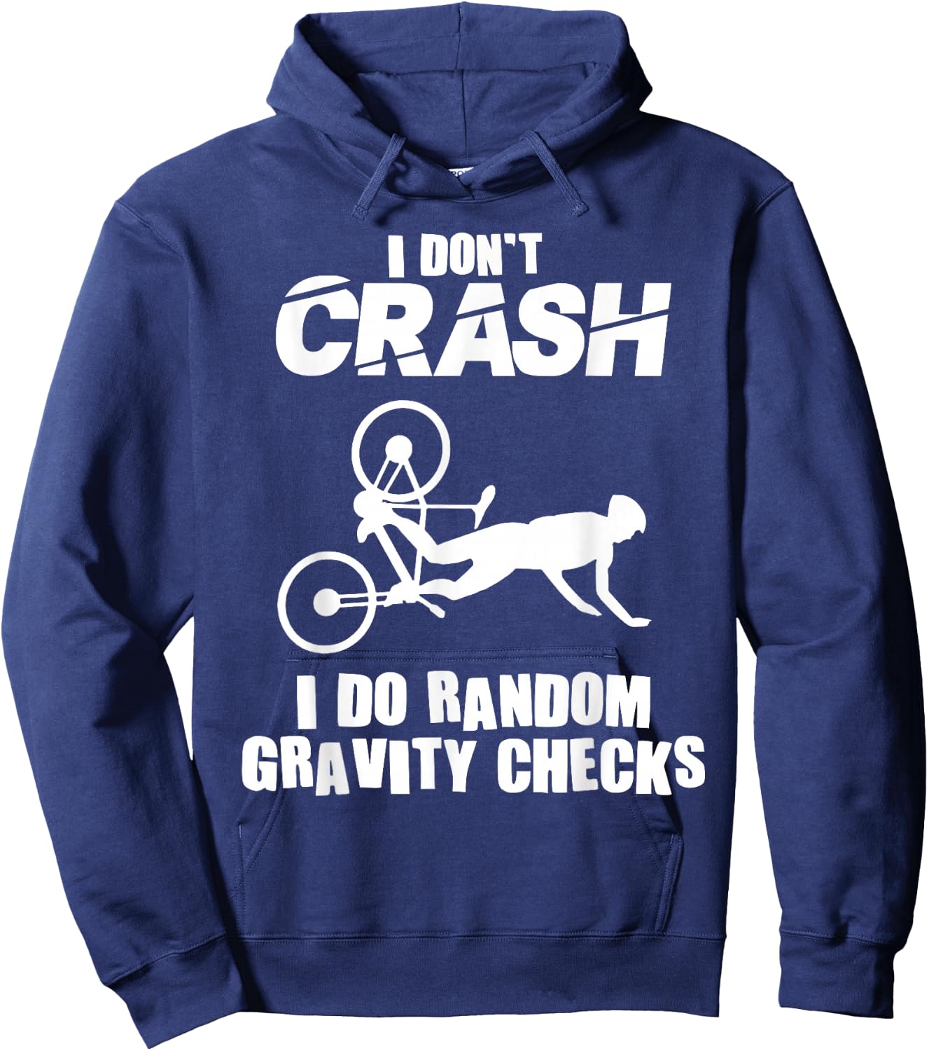 Funny Mountain Bike Design Women MTB Mountain Biker Hoodie - Hoodie | Navy