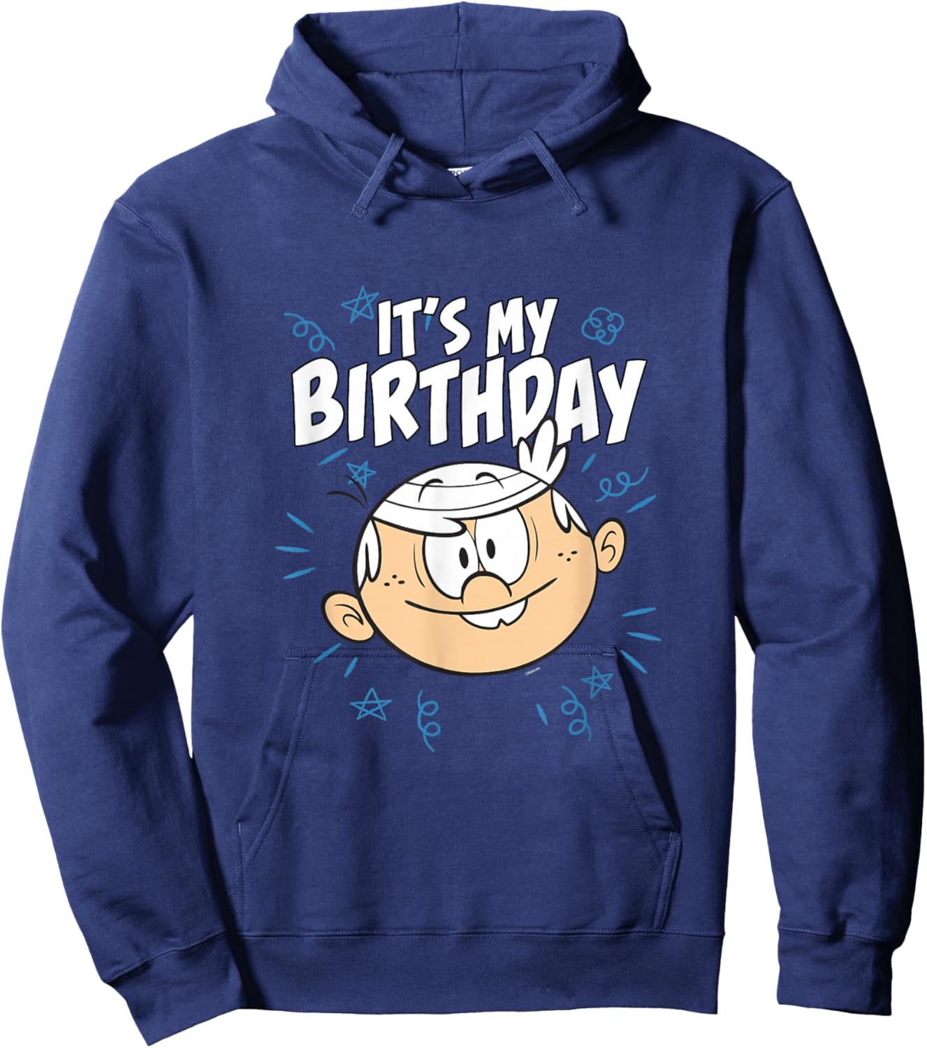 The Loud House Birthday It's My Birthday Lincoln Smile Hoodie - Hoodie | Navy