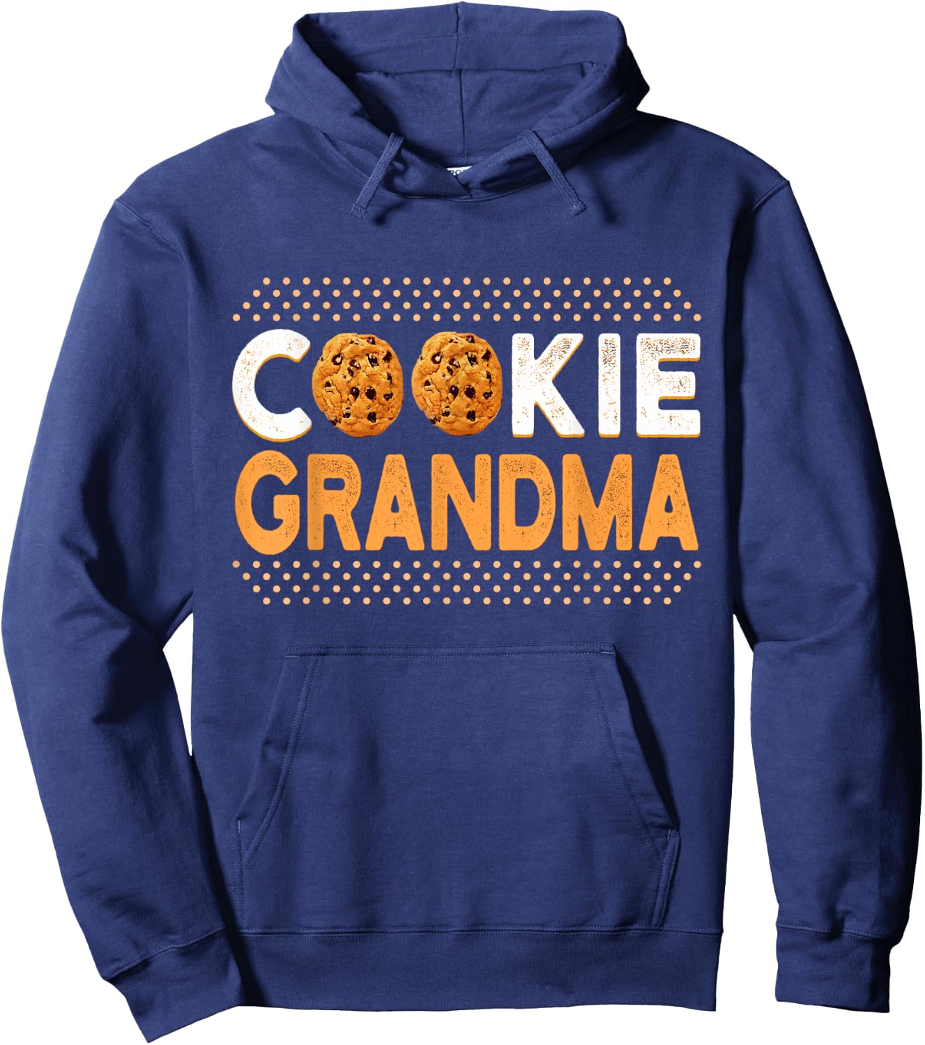 Cookie Grandma Funny Chocolate Chip Cookie Hoodie - Hoodie | Navy