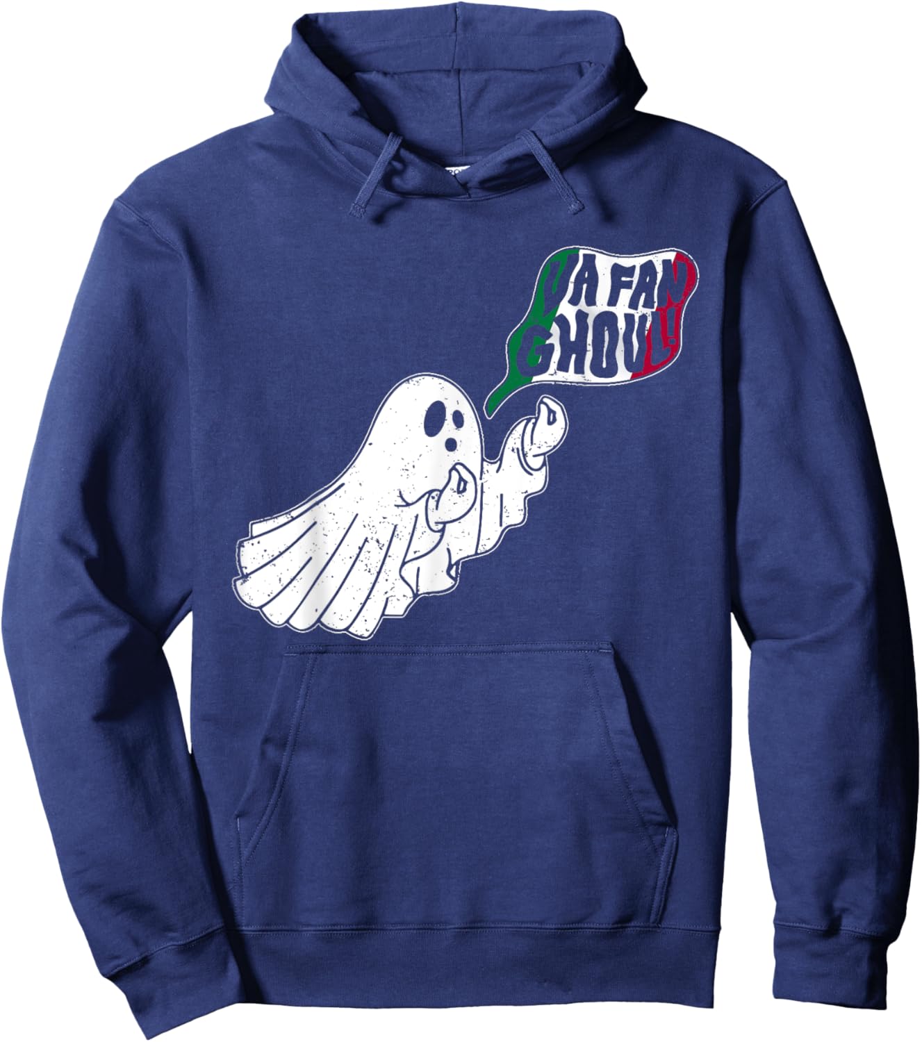 Va Fan Ghoul Ghost Italian Halloween Funny Costume Men Women Hoodie - Hoodie | Navy