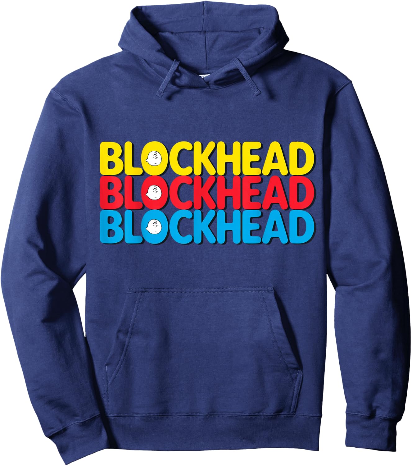 Peanuts Have Blockhead Hoodie - Hoodie | Navy