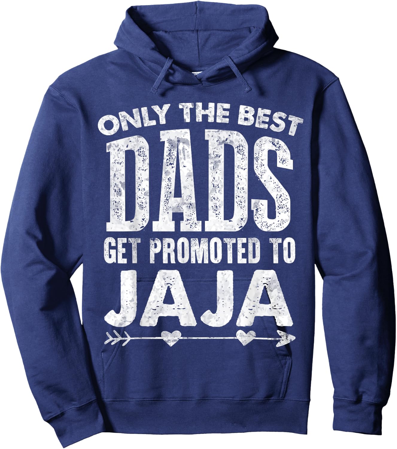 The Best Dads get Promoted to Jaja Blessed Father's Day Hoodie - Hoodie | Navy