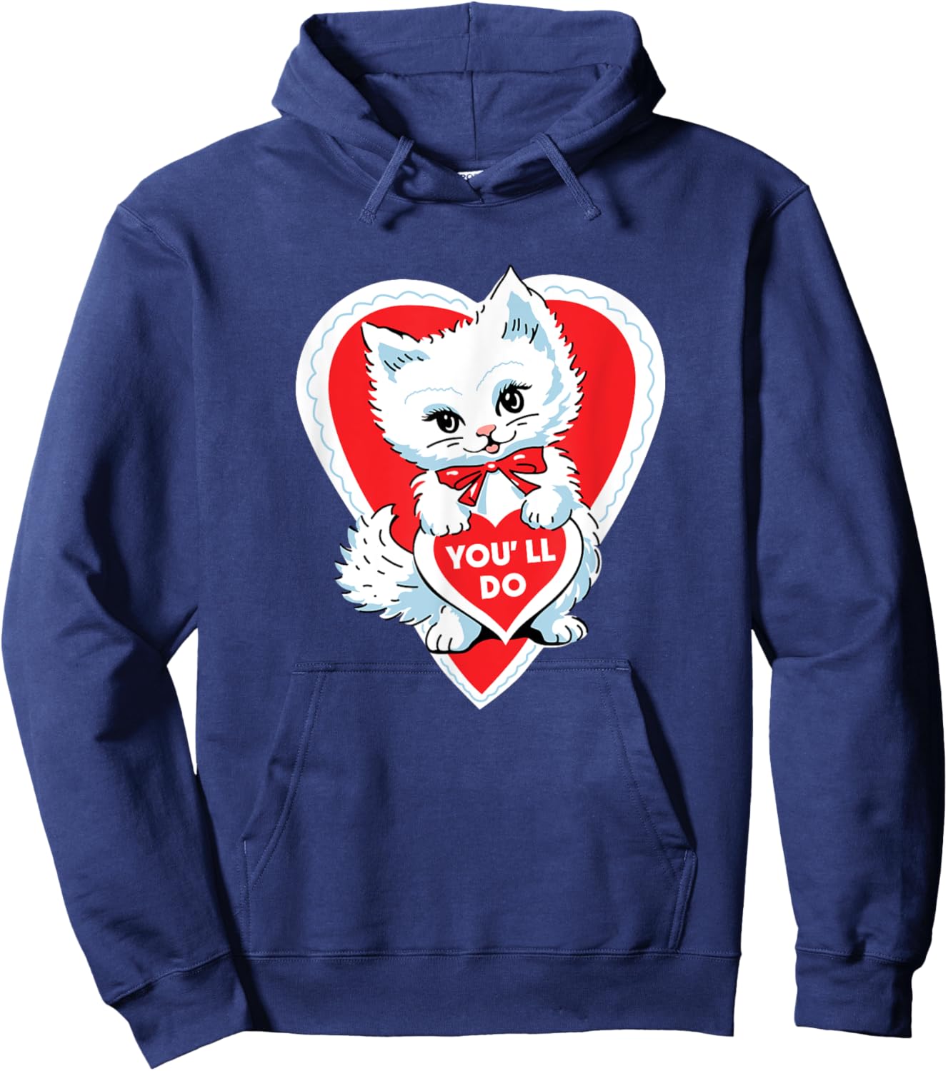 Funny Valentine You 'll do , Men Hoodie - Hoodie | Navy
