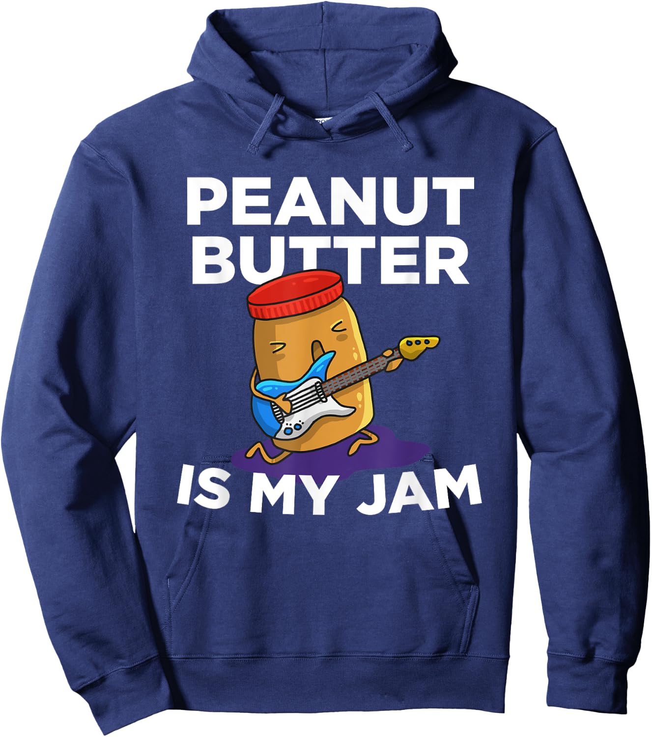 Peanut Butter Is My Jam for Breakfast Gang Hoodie - Hoodie | Navy