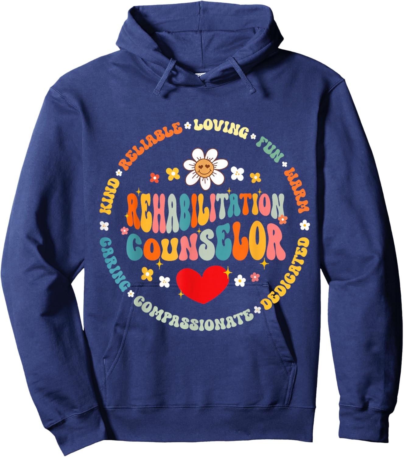 Rehabilitation Counselor Rehabilitation Counseling Hoodie - Hoodie | Navy