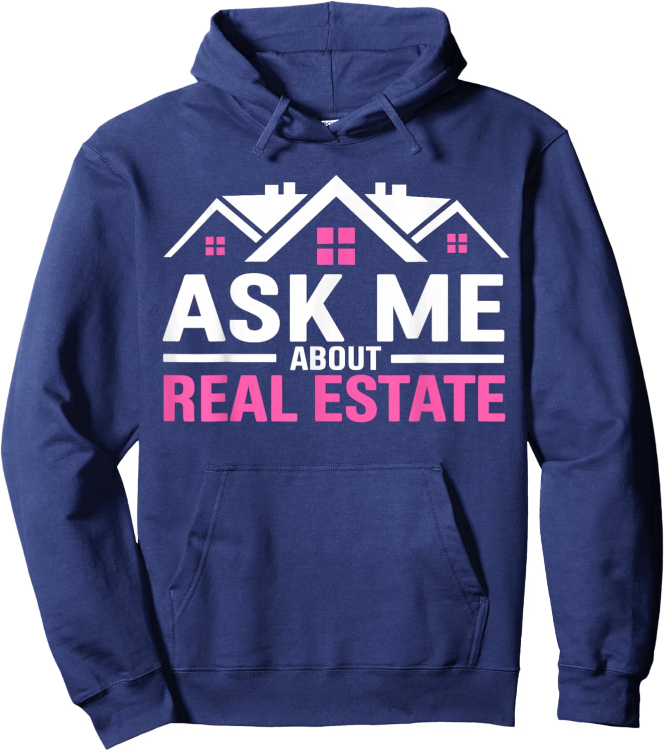 Realtor Ask Me About Real Estate Women Realtor Hoodie - Hoodie | Navy
