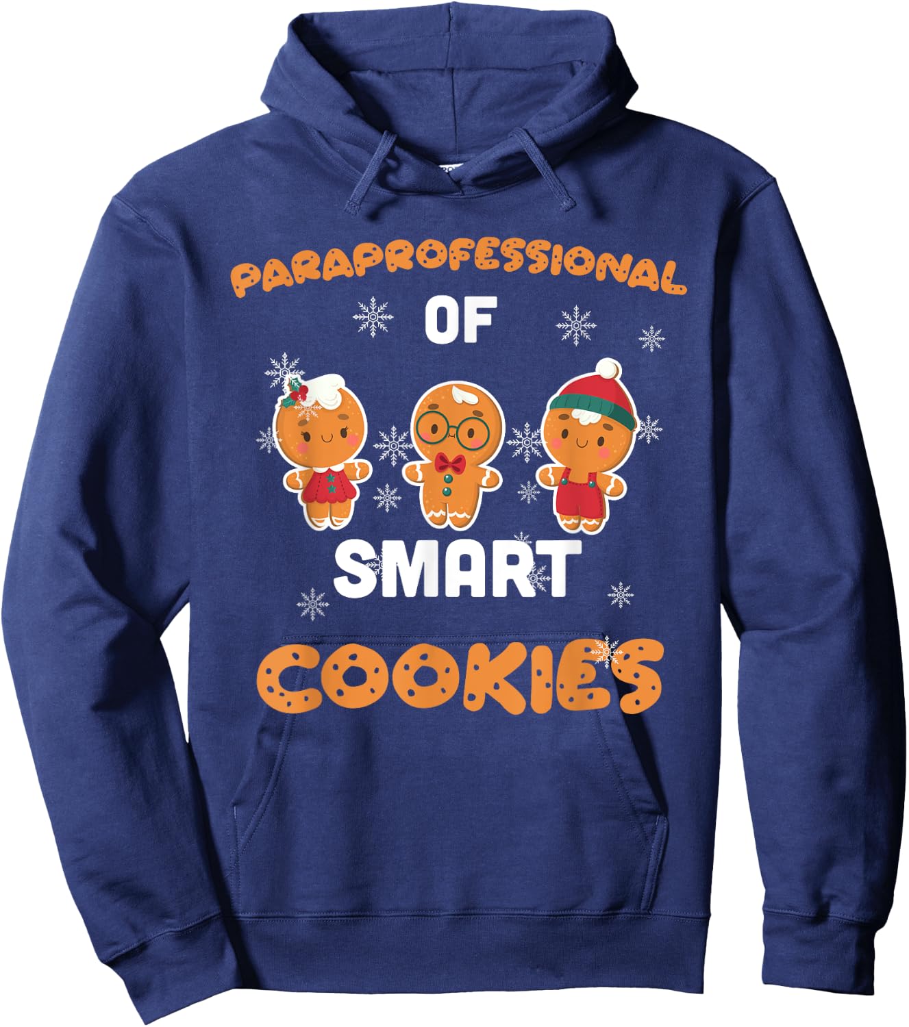 Christmas Costume Paraprofessional of Smart and cute Cookies Hoodie - Hoodie | Navy