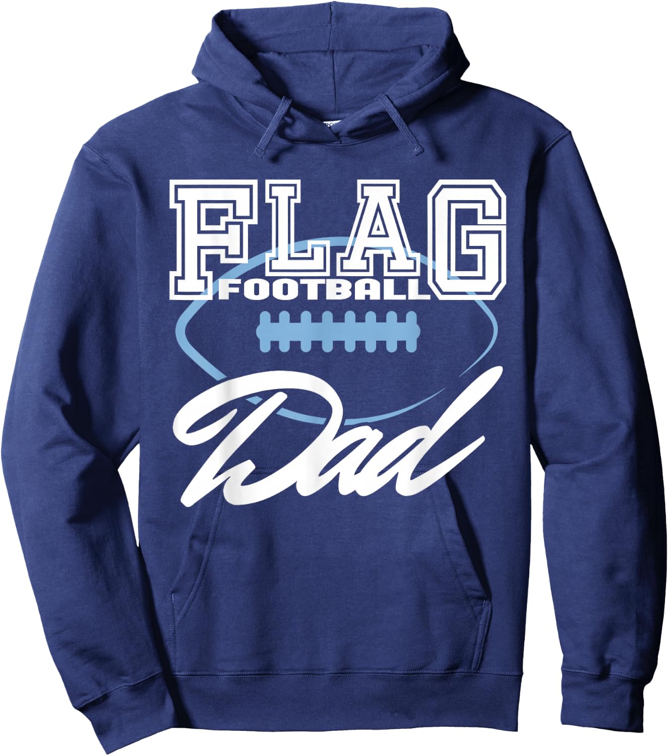 Football Dad Flag Hoodie - Hoodie | Navy