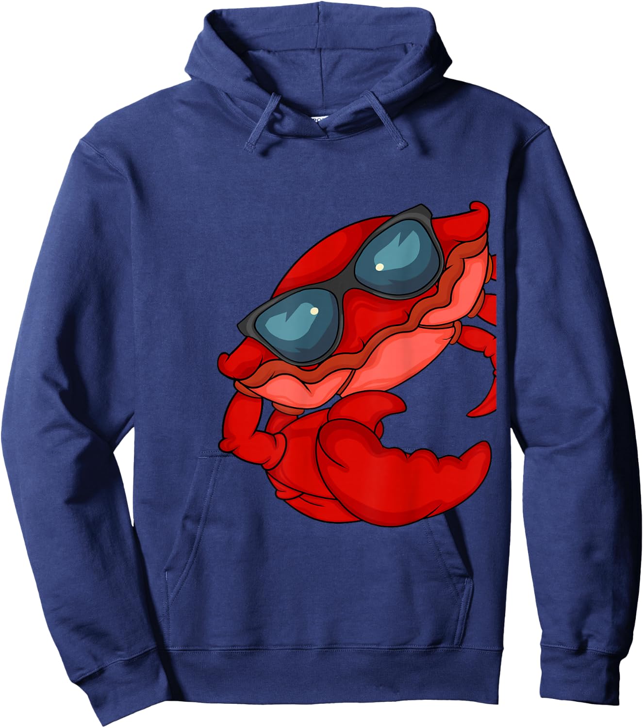 Crab Lover Kids Cute Crabs Underwater Ocean Crab Hoodie - Hoodie | Navy