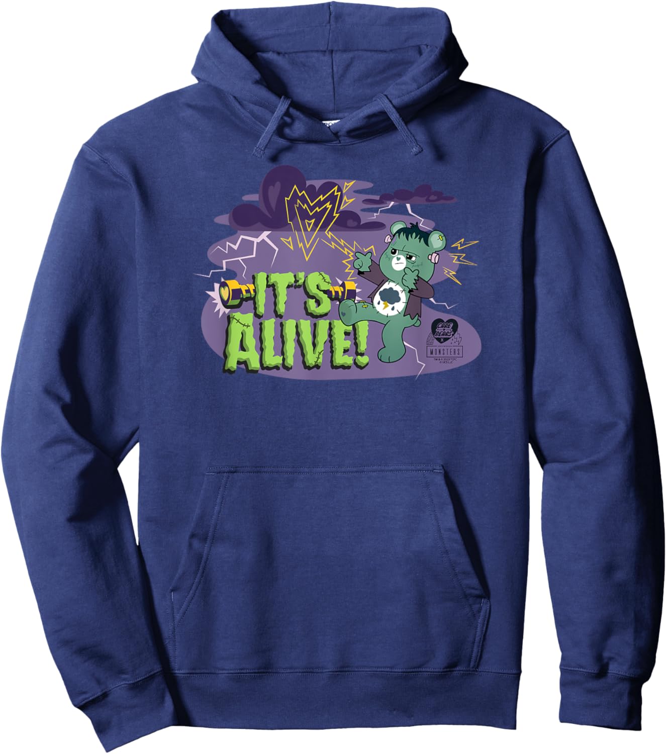 Care Bears x Universal Monsters It's Alive Frankenstein Hoodie - Hoodie | Navy