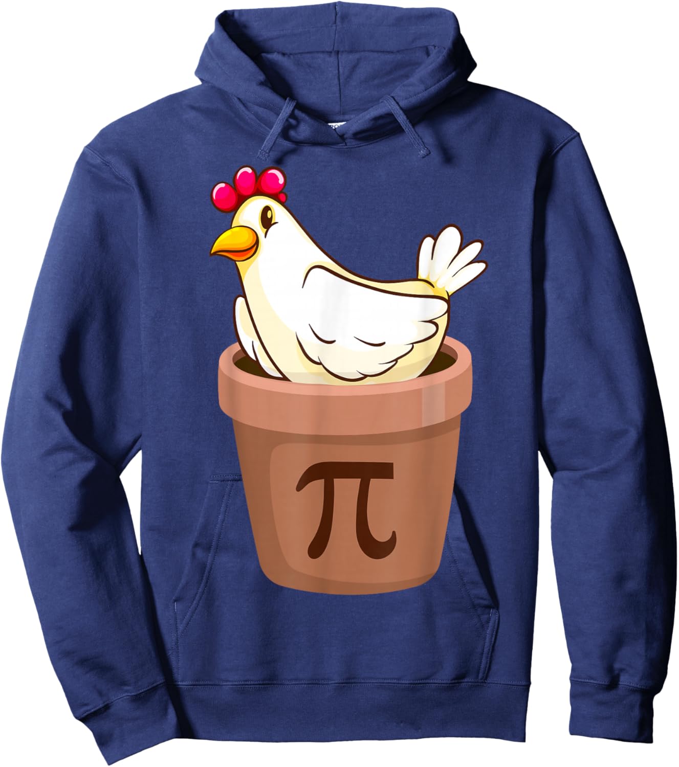 Happy Pi Day Shirt Gifts for Math Lovers Co. Pi Day - Chicken Pie Pot March 14th Chicken Lover 3.14 Pi Hoodie - Hoodie | Navy