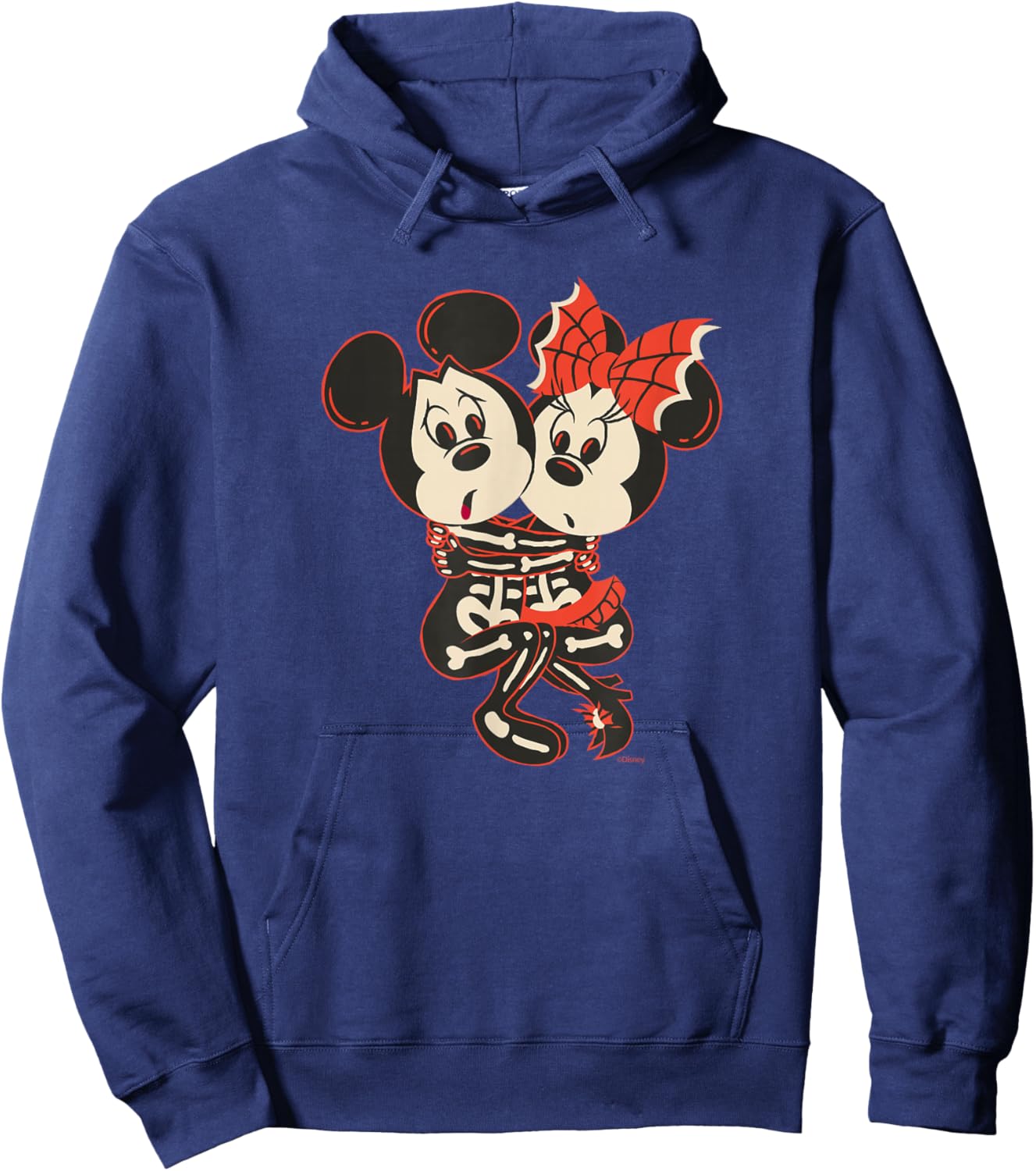 Disney Mickey Mouse & Minnie Mouse Sweetly Scared Halloween Hoodie - Hoodie | Navy