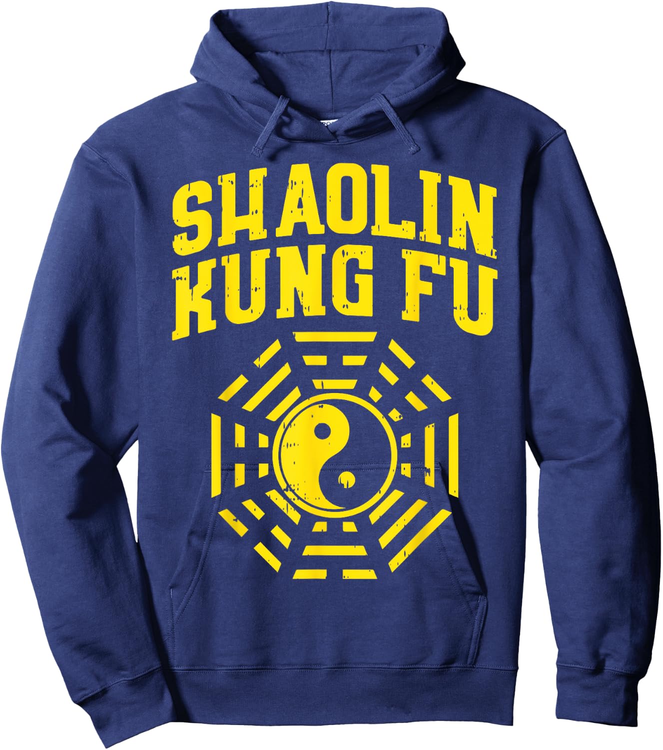 Shaolin Kung Fu Ying Yang Symbol Chinese Martial Arts Gift Hoodie - Hoodie | Navy