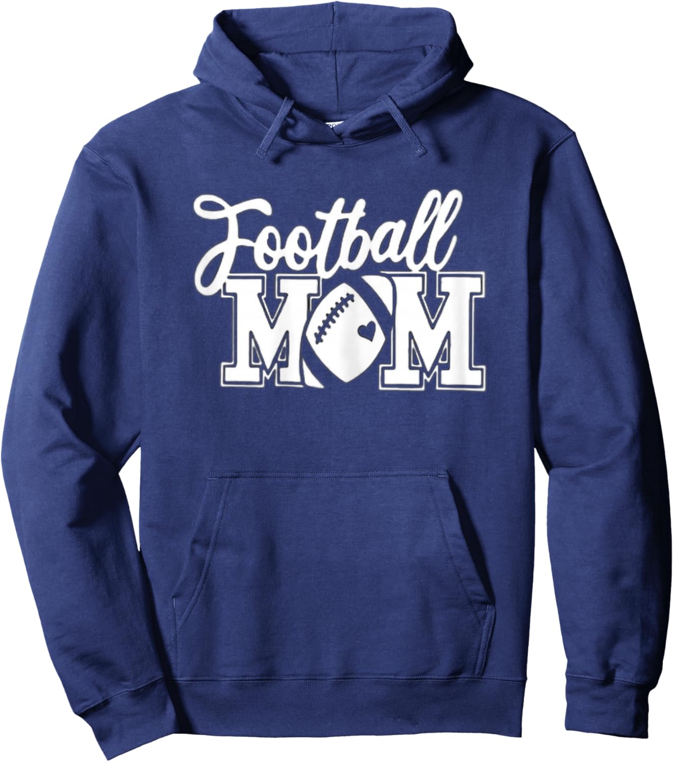 Football Mom | Senior Football Mom Hoodie - Hoodie | Navy