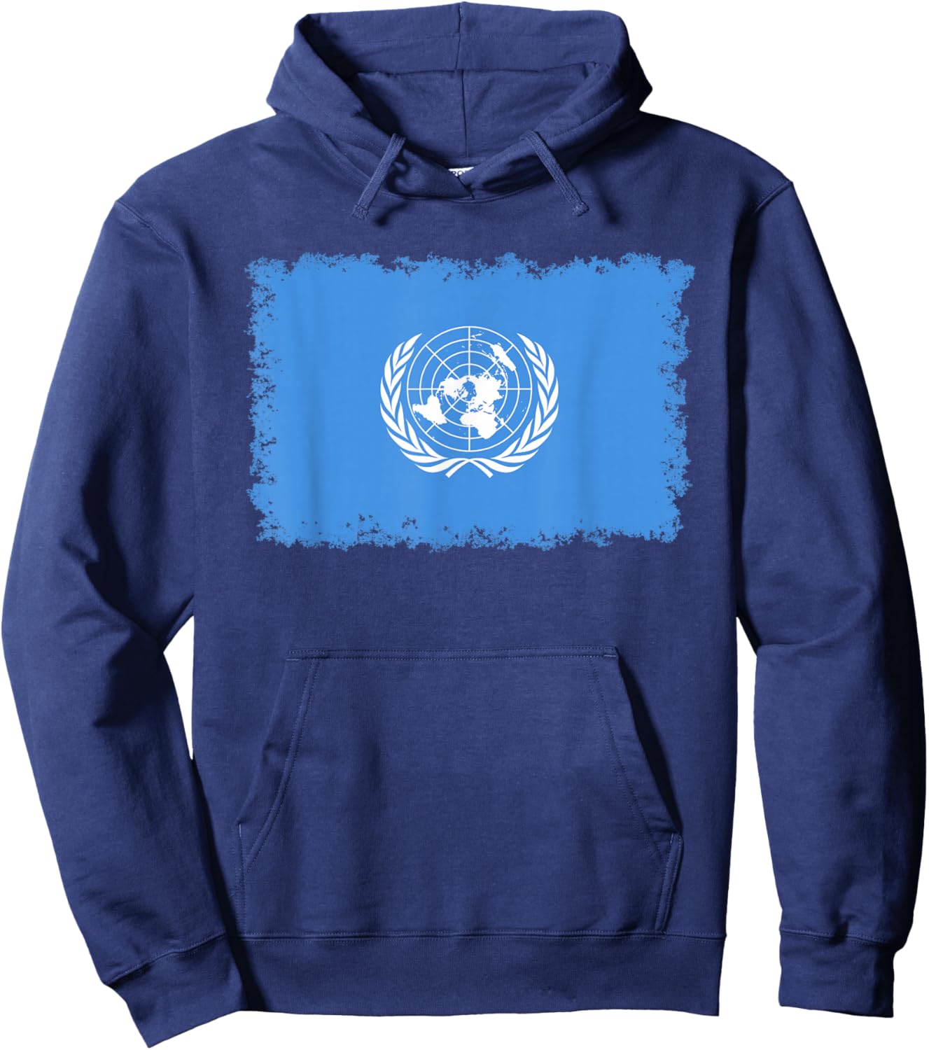 United Nations Flag Hoodie - Hoodie | Navy