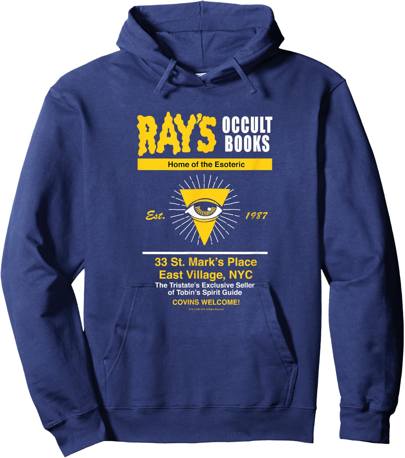 Ghostbusters Rays Occult Books Home of the Esoteric Movie Hoodie - Hoodie | Navy
