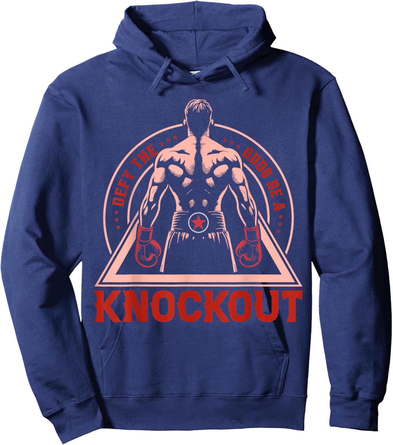 Defy The Odds Be A Knockout Hoodie - Hoodie | Navy