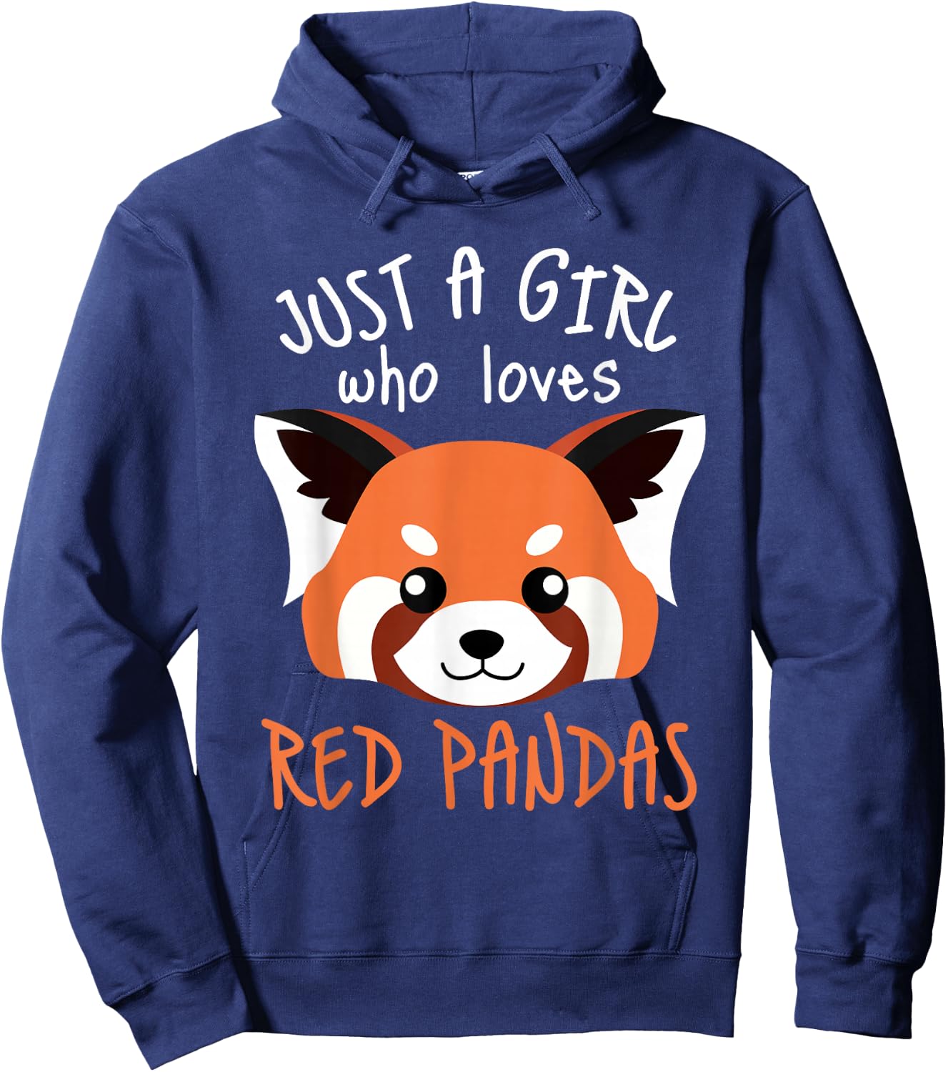 Red Panda Plushie Red Panda Tail Cute Red Panda Stuffed Toy Hoodie - Hoodie | Navy