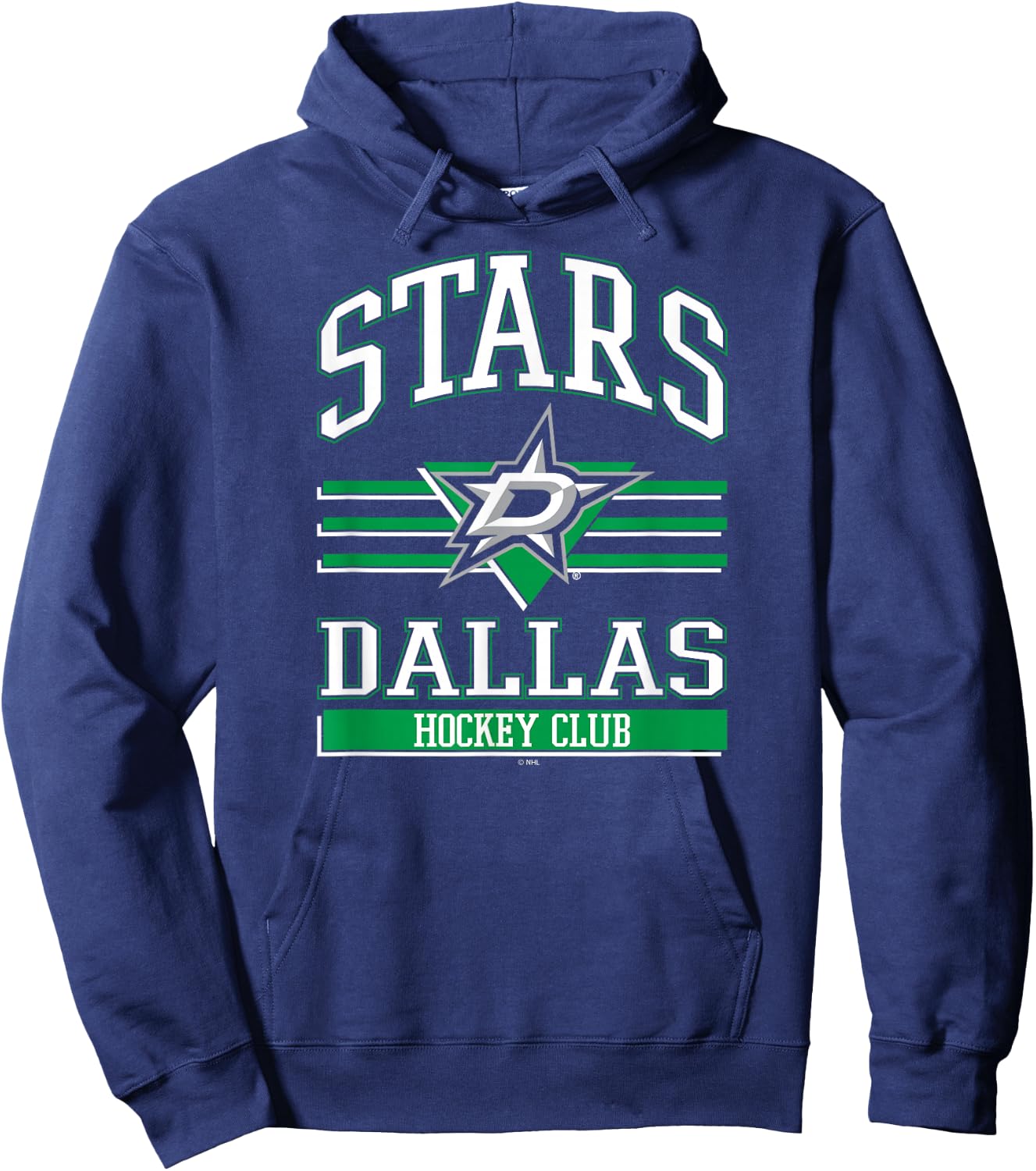 Dallas Stars Hockey Club Black Officially Licensed Hoodie - Hoodie | Navy