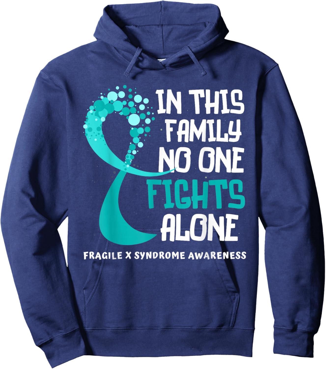 Band Hope Family Fighter zur Sensibilisierung für das Fragile X-Syndrom Hoodie - Hoodie | Navy