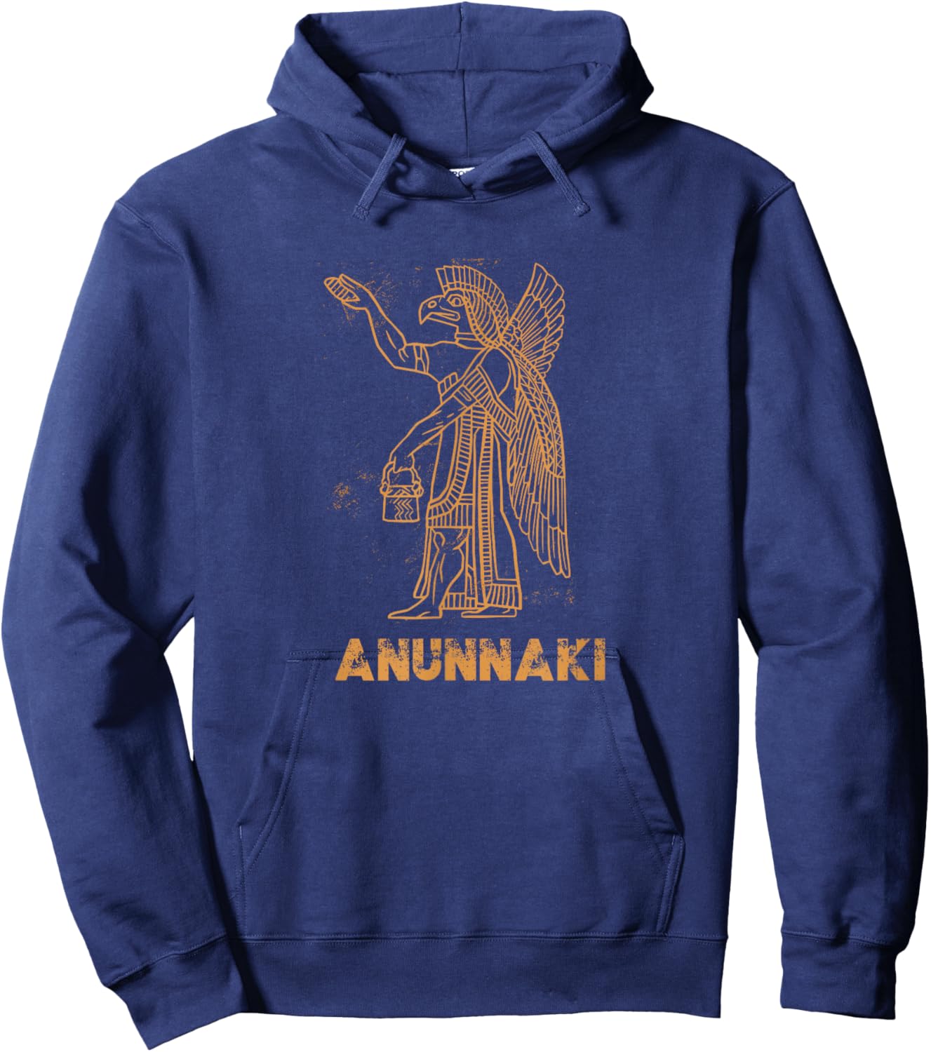 Anunnaki Ancient Astronaut Sumerian Alien Theorists Hoodie - Hoodie | Navy