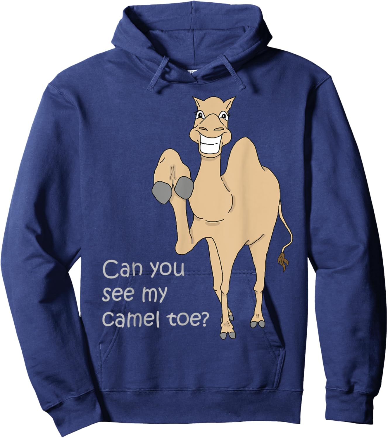 Can you see my Camel Toe Funny Quote Woman Gift Hoodie - Hoodie | Navy