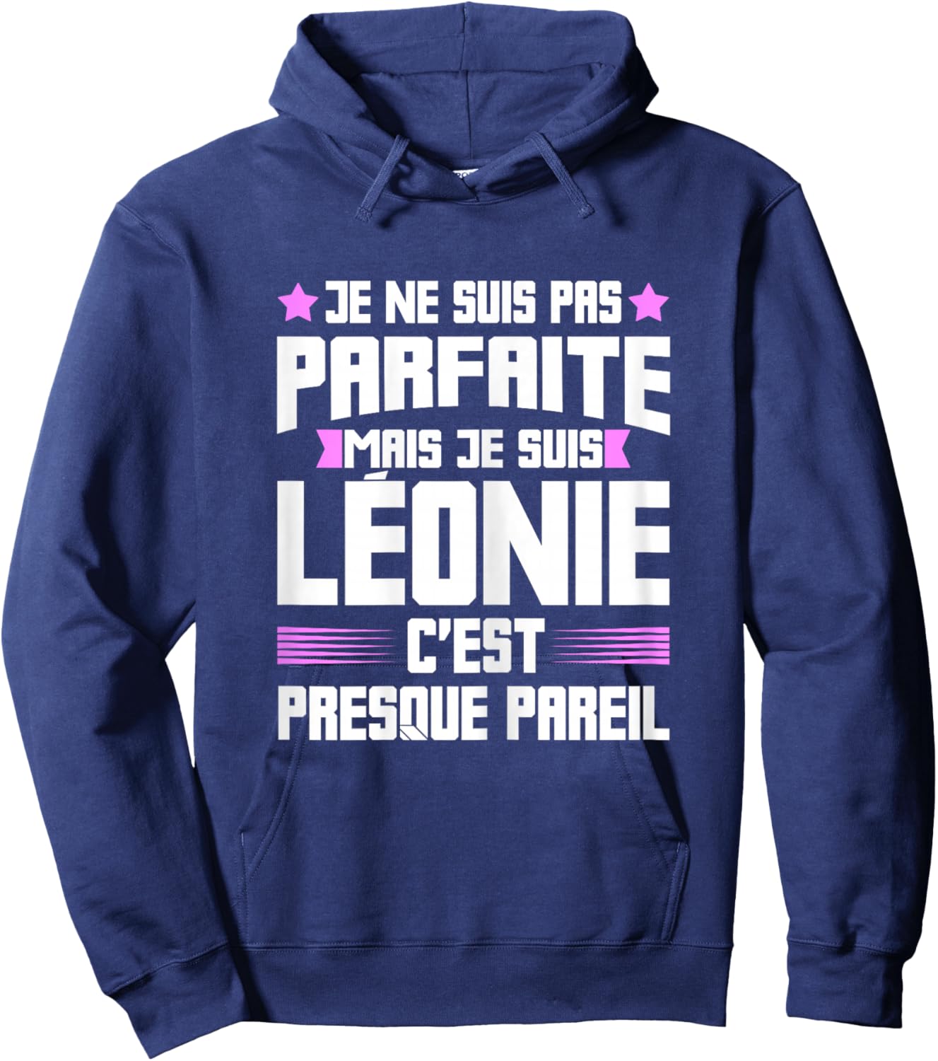 Léonie Parfait | Quote Funny Funny Mom First Name Gift Hoodie - Hoodie | Navy