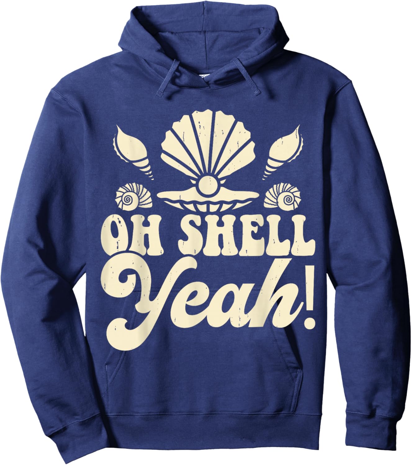 Oh Shell Yeah! Hoodie - Hoodie | Navy