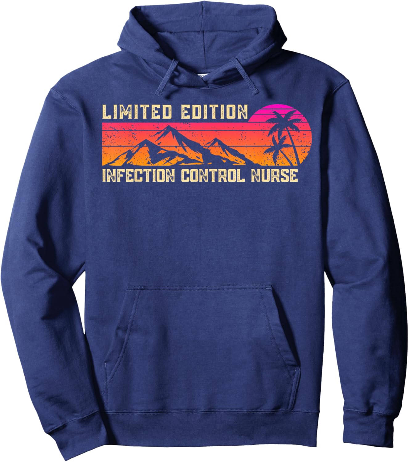 Infection Control Nurse Job Birthday Worker Professional Hoodie - Hoodie | Navy