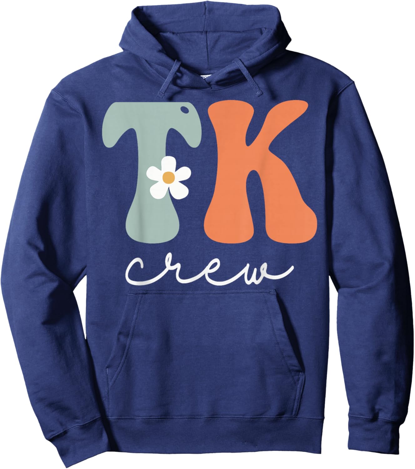 TK Crew Groovy Women Appreciation Day Hello Back To School Hoodie - Hoodie | Navy