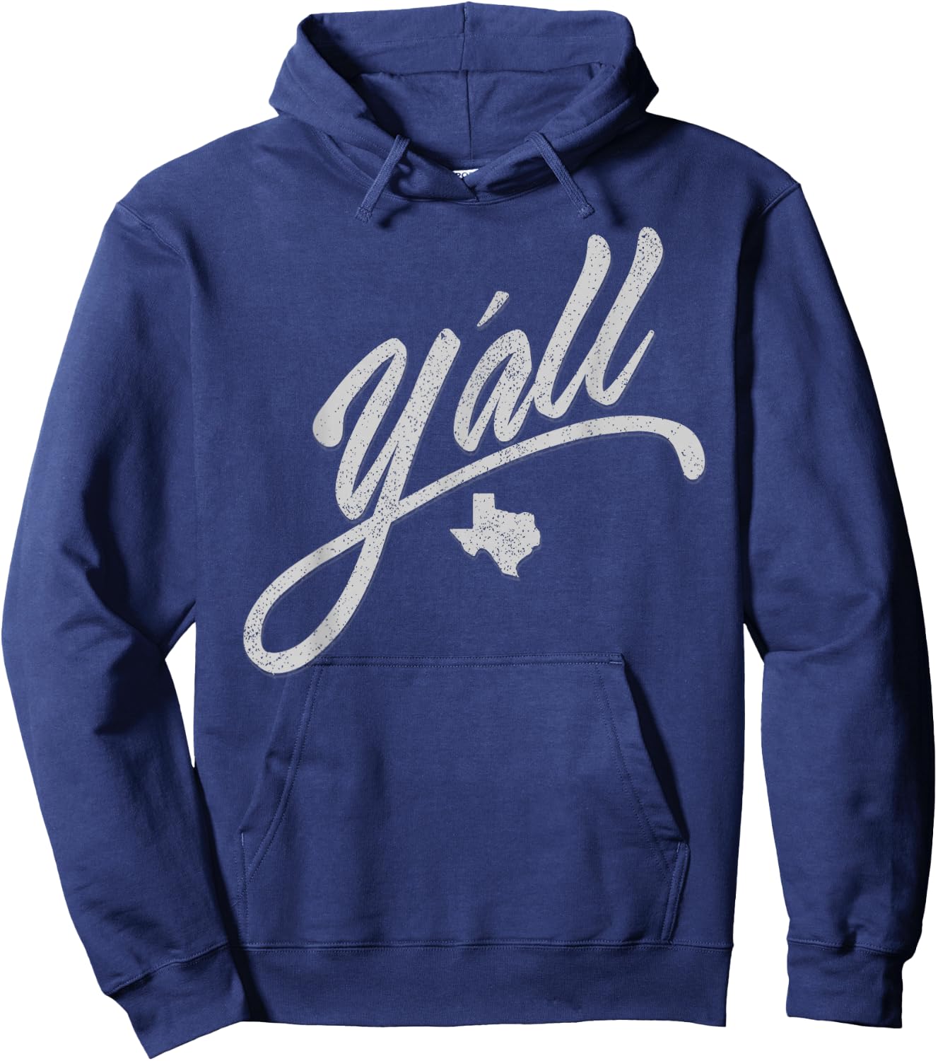 Y'all Texas State USA Slang Yall Austin Hoodie - Hoodie | Navy