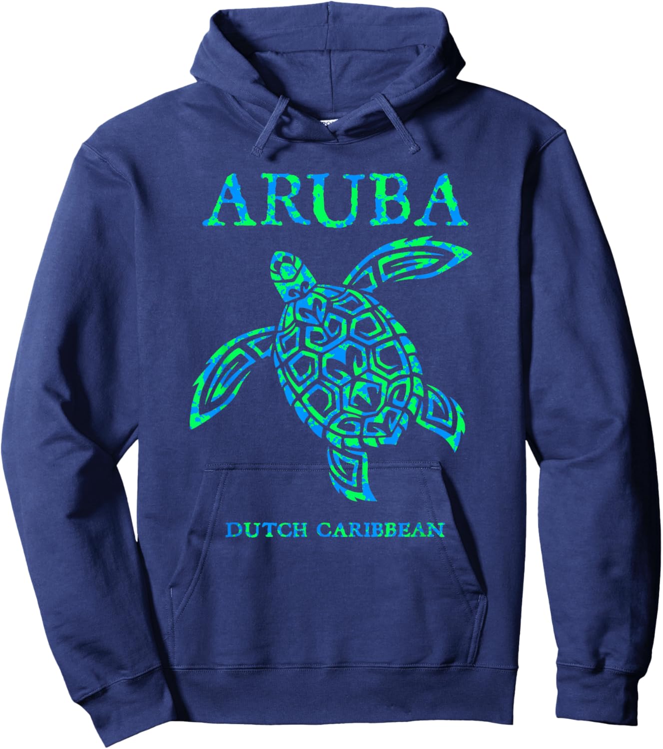 Aruba Sea Turtle Cruise Vacation Souvenir Boys Girls Hoodie - Hoodie | Navy