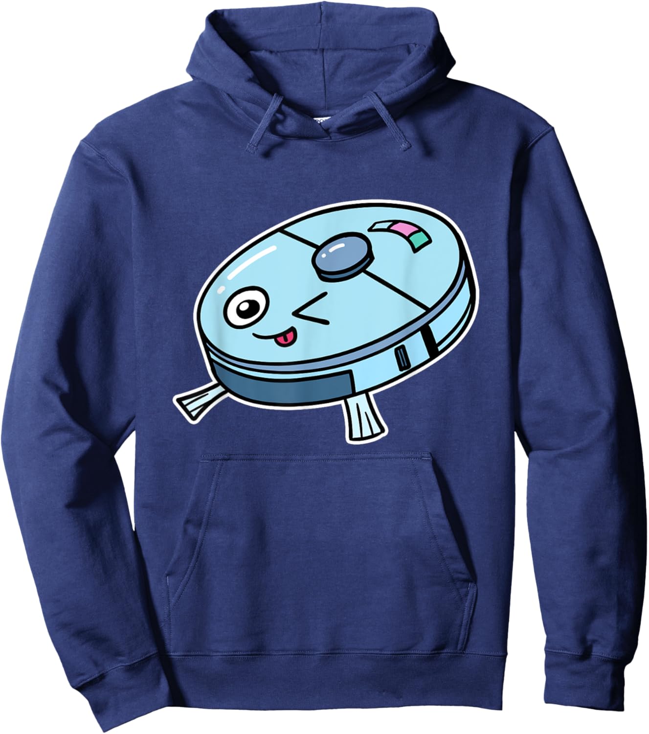 Cute Robot Vacuum Cleaner Vacuum Cleaner Robot Children Hoodie - Hoodie | Navy