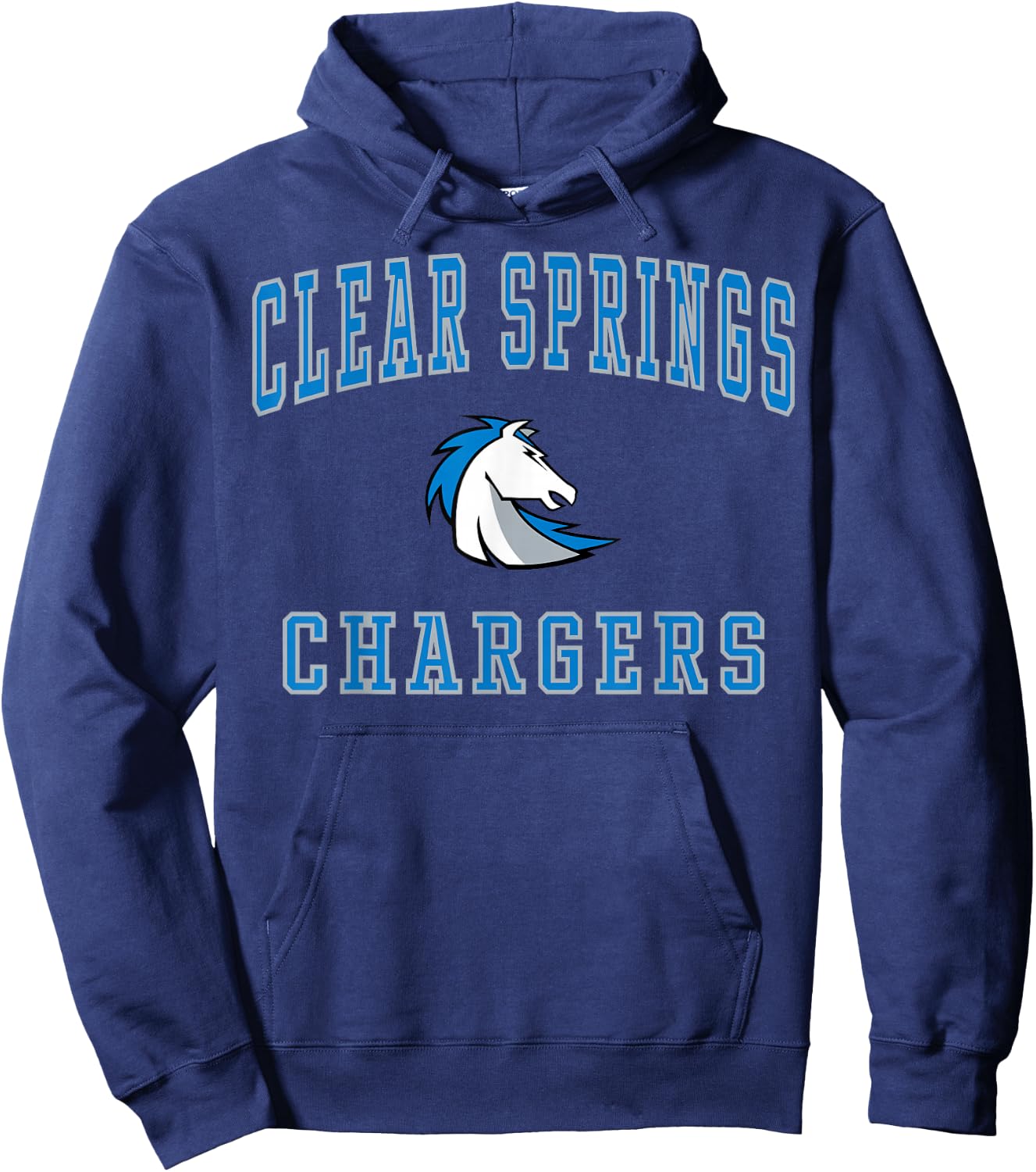 Clear Springs High School Chargers C1 Hoodie - Hoodie | Navy