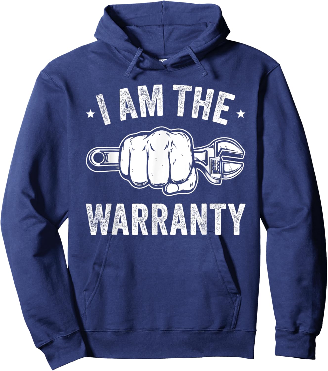Car Lover I Am The Warranty Car Mechanic Hoodie - Hoodie | Navy