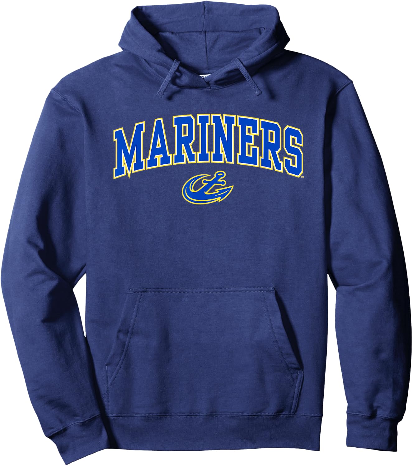 Maine Maritime Mariners Arch Over Officially Licensed Hoodie - Hoodie | Navy