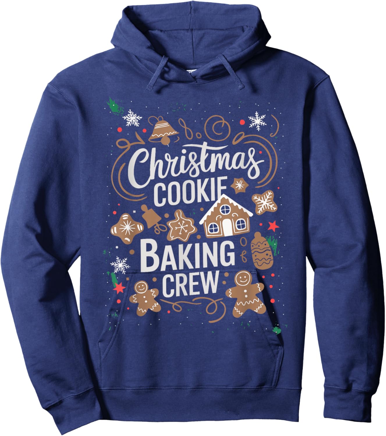 Christmas Cookie Baking Crew Family Christmas X-Mas Hoodie - Hoodie | Navy