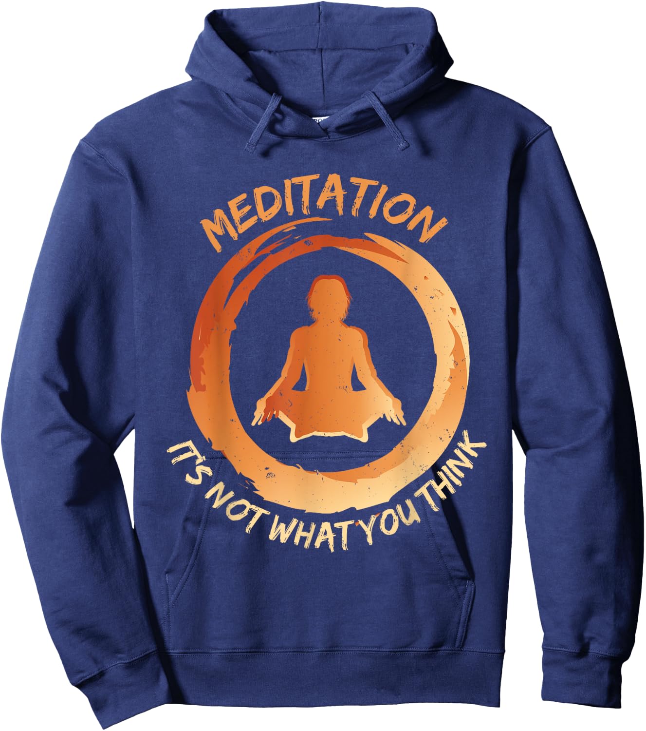 Meditation - Spirituality Zen Buddha Buddhism Om Gift Hoodie - Hoodie | Navy