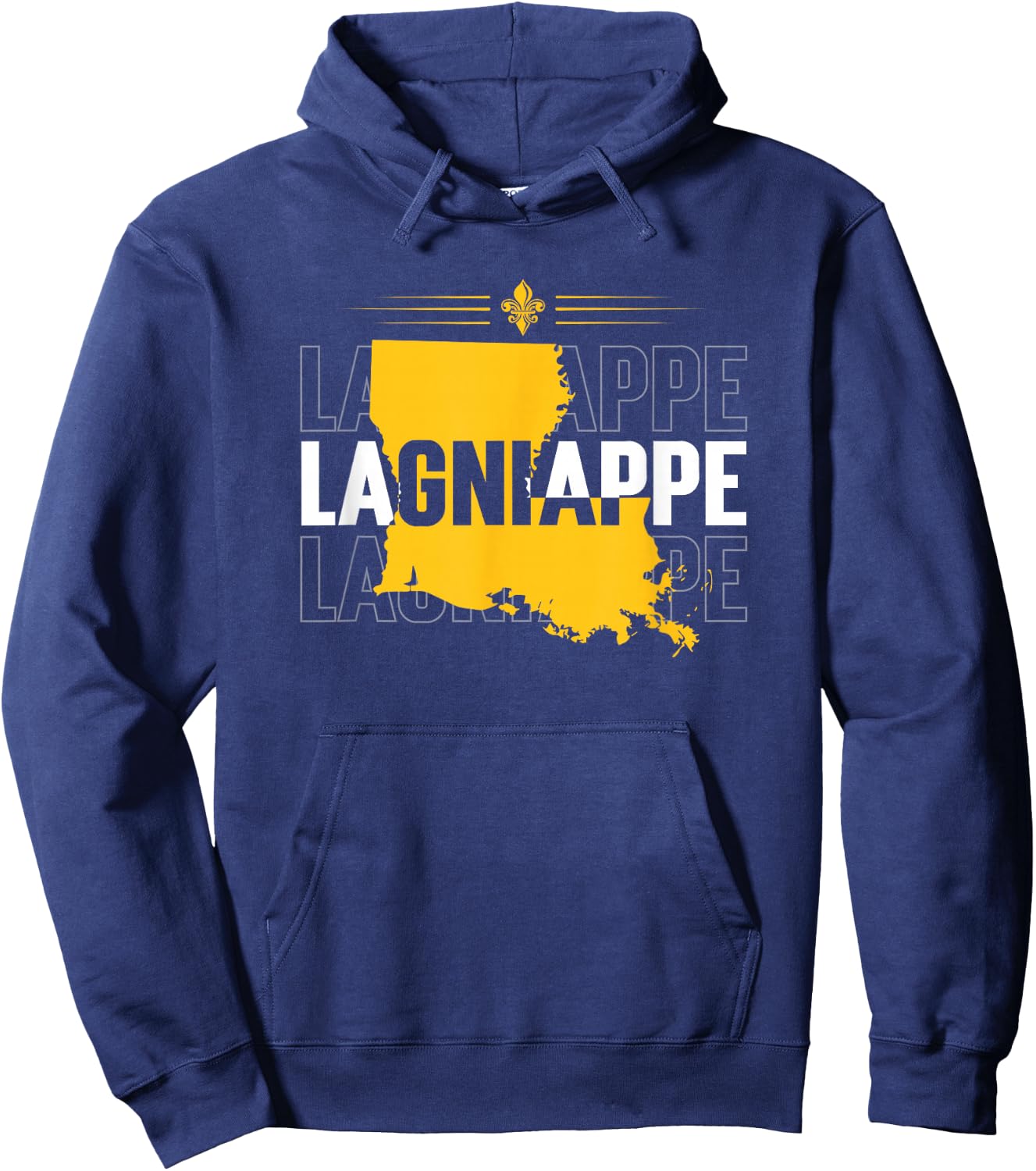 New Orleans Slang or Nola for Lagniappe Hoodie - Hoodie | Navy