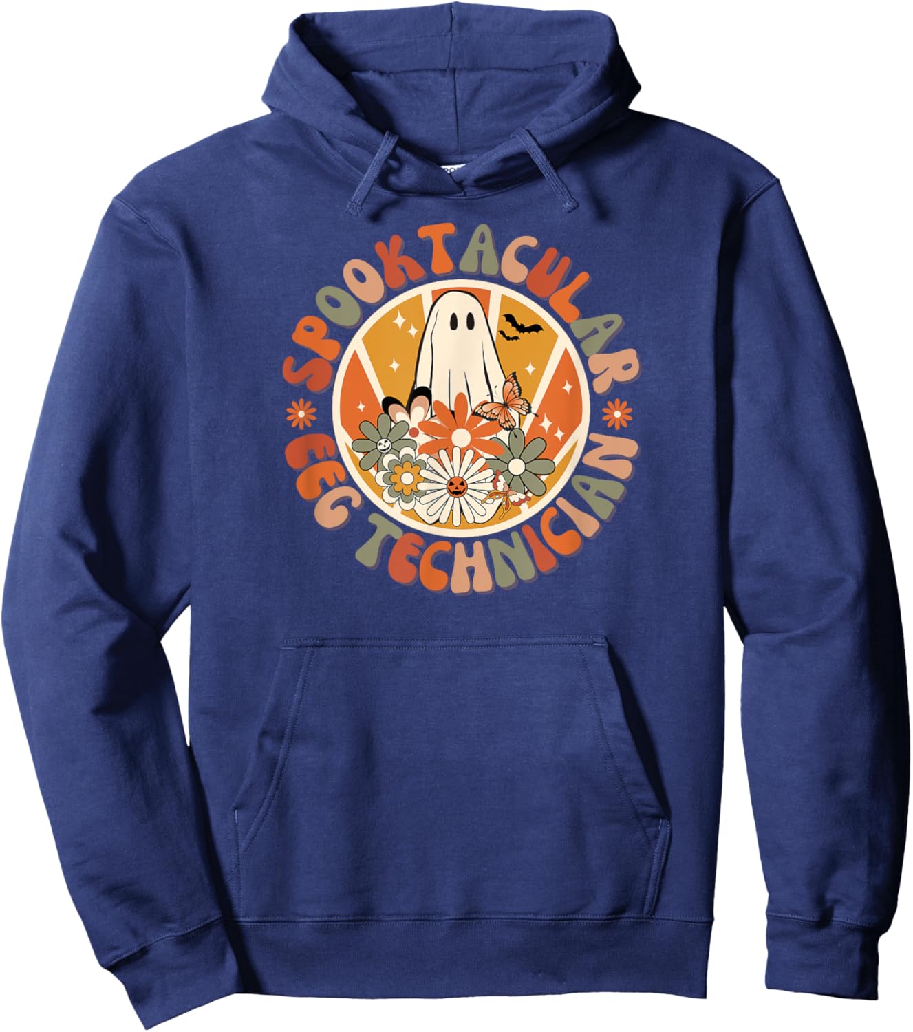 Spooktacular EEG Technician, EEG Tech, Halloween, Fall Hoodie - Hoodie | Navy