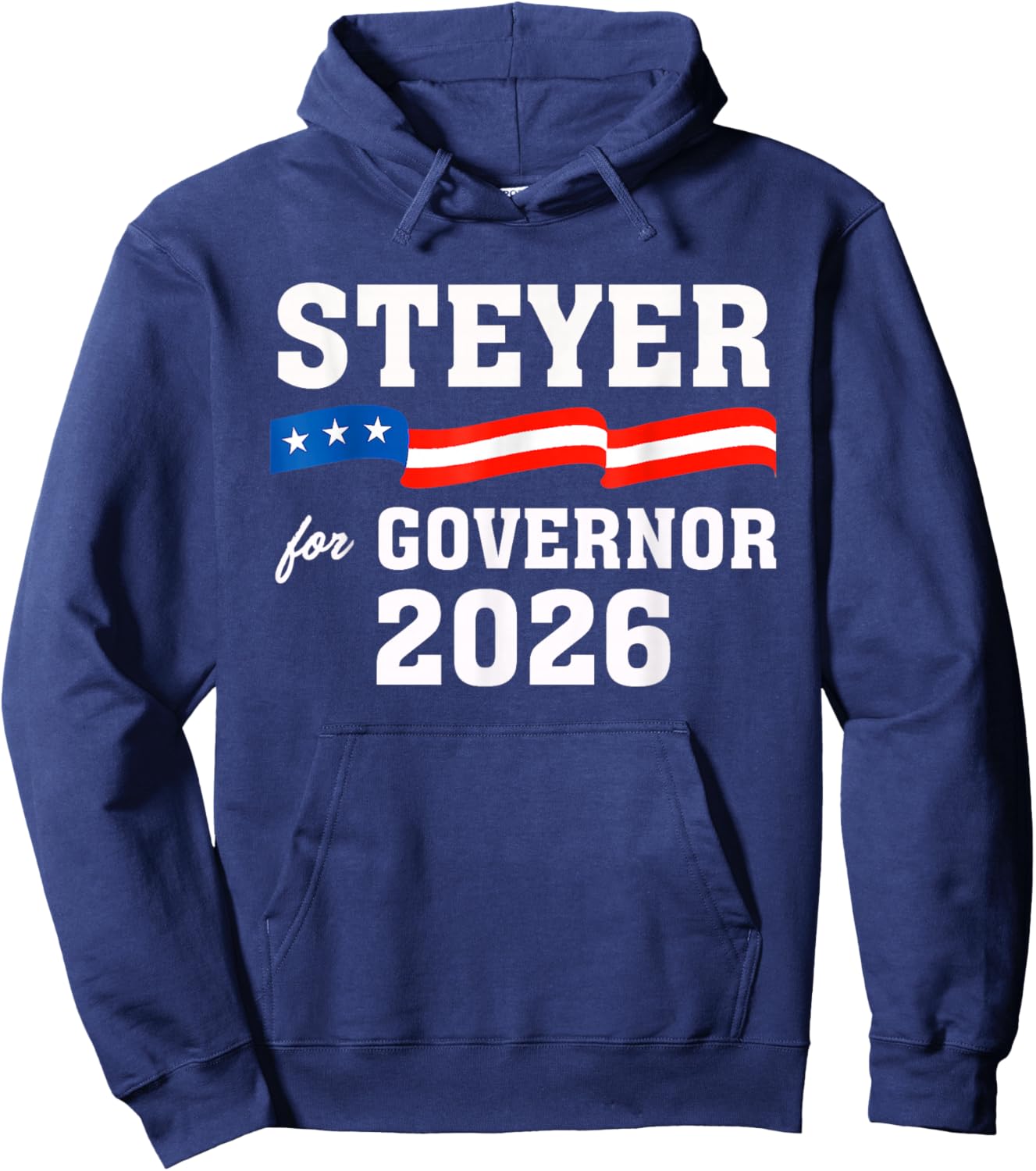 Tom Steyer for Governor of California Steyer 2026 Hoodie - Hoodie | Navy
