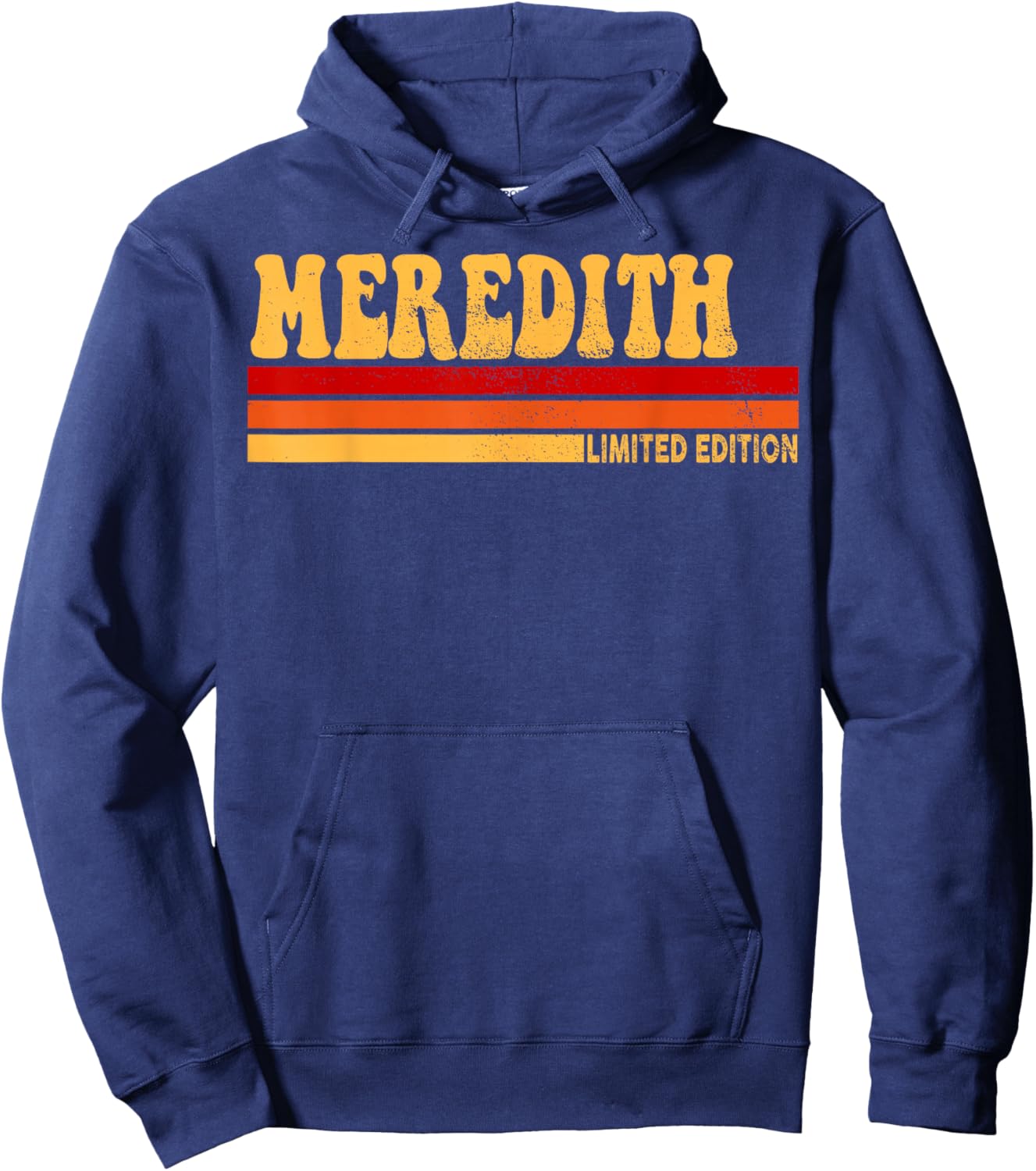 Meredith Name Personalized Cute Idea Women Vintage Meredith Hoodie - Hoodie | Navy