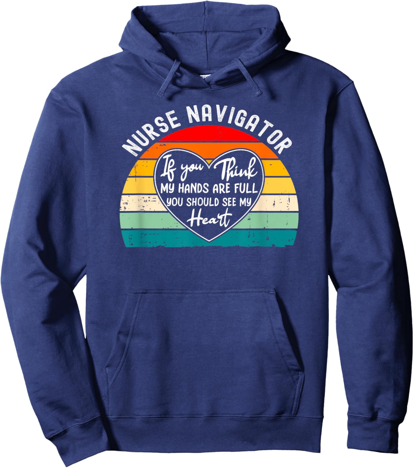 Nurse Nurse Navigator Appreciation Thank You Retirement Hoodie - Hoodie | Navy