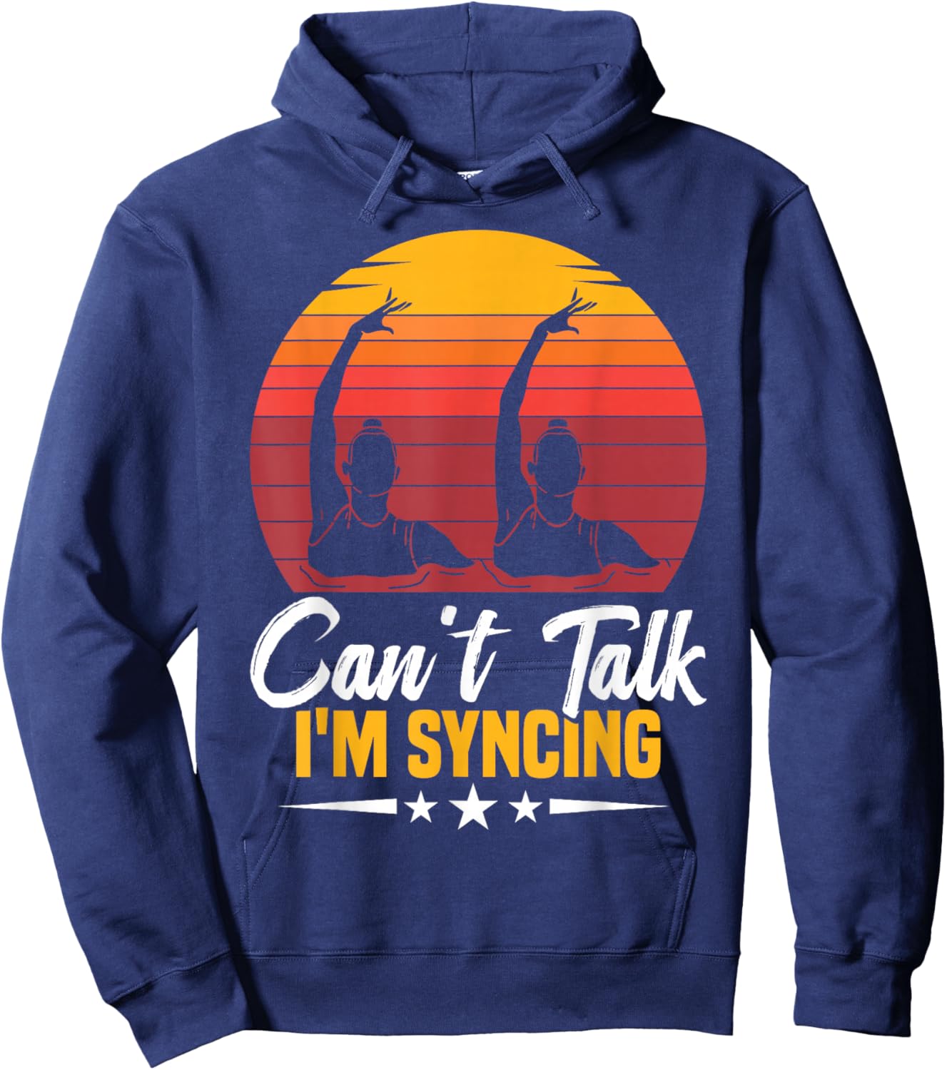 Synchronized Swimming For Synchro Swimmer Artistic Hoodie - Hoodie | Navy